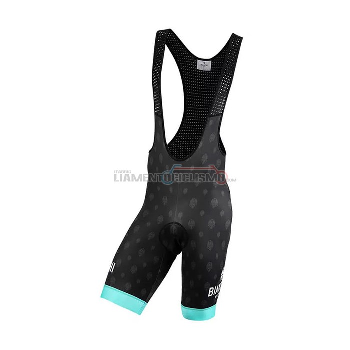 Abbigliamento Ciclismo Bianchi Manica Corta 2021 Nero Verde
